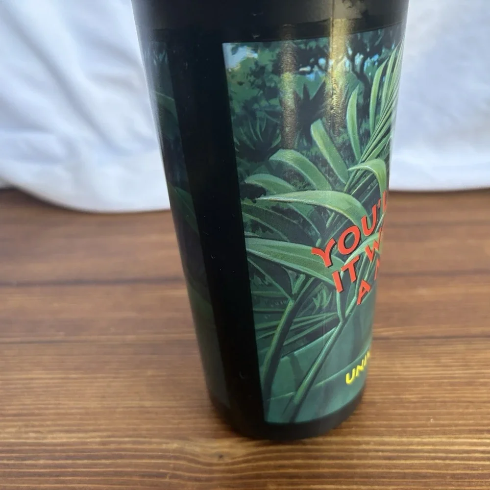 1996 Jurassic Park‎ T-Rex Souvenir Cup Straw Universal Studios Hollywood